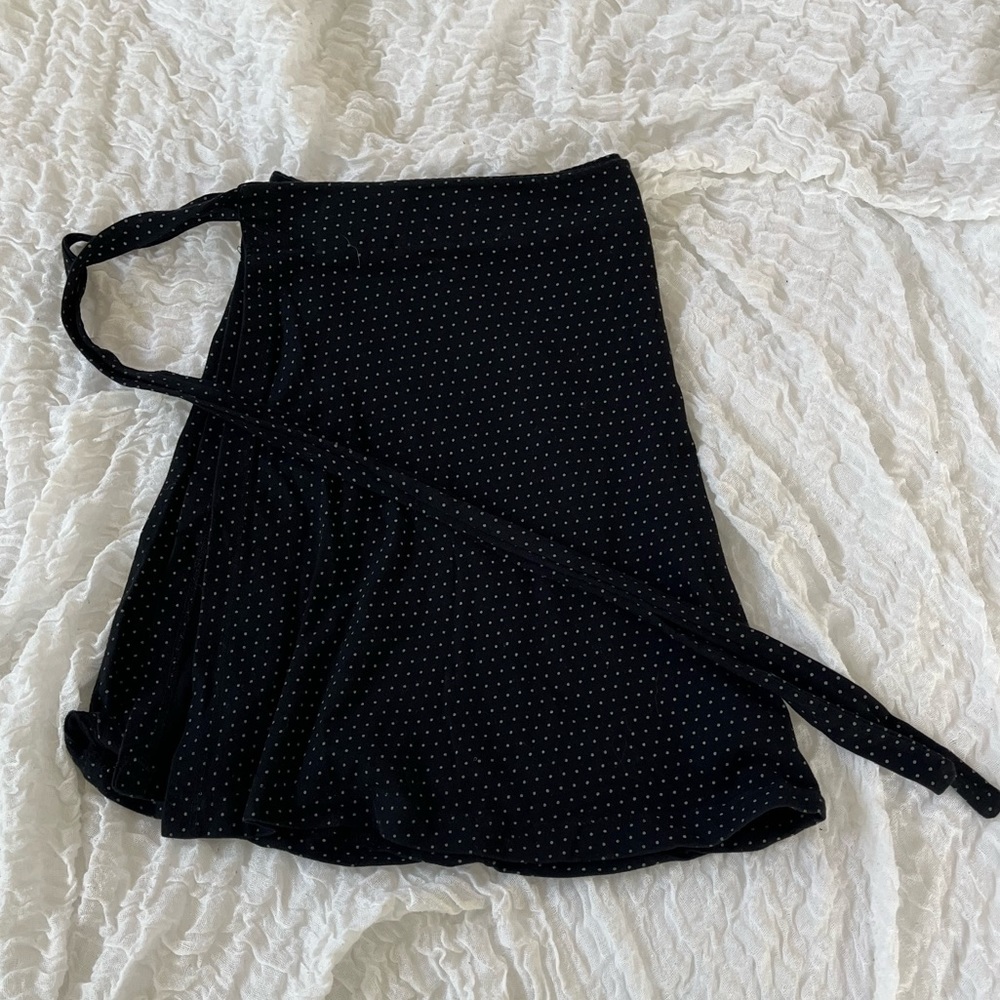 Brandy Melville Polka Dot Wrap Skirt